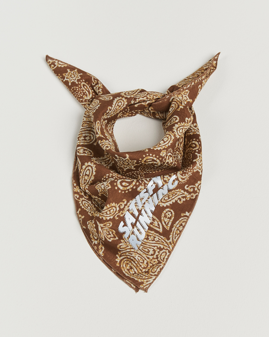 Herren | Satisfy Japanese Cotton Bandana Brown | Satisfy | Japanese Cotton Bandana Brown