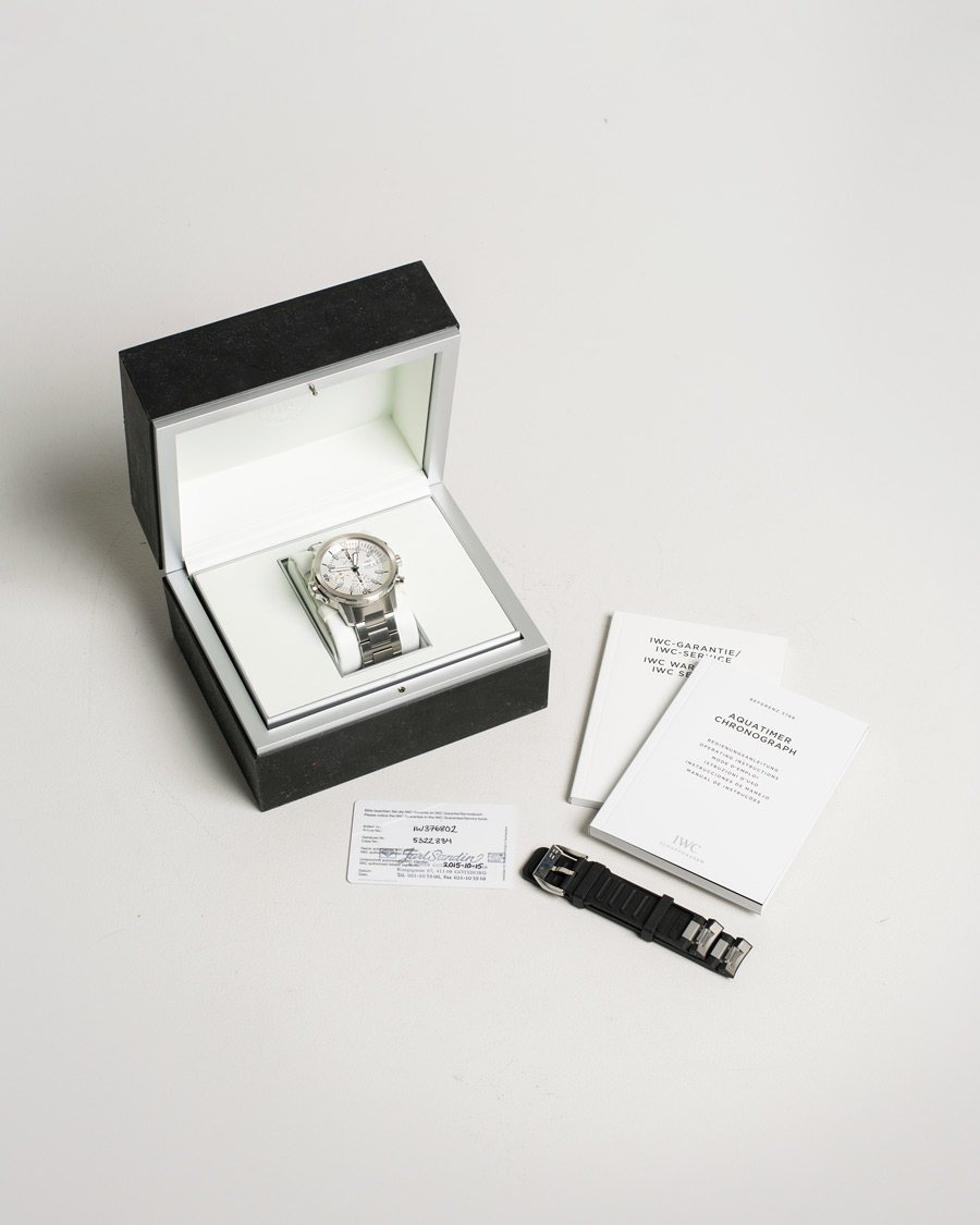Herren | Pre-Owned & Vintage Watches | IWC Pre-Owned | Aquatimer Chronograph IW376802 Steel White
