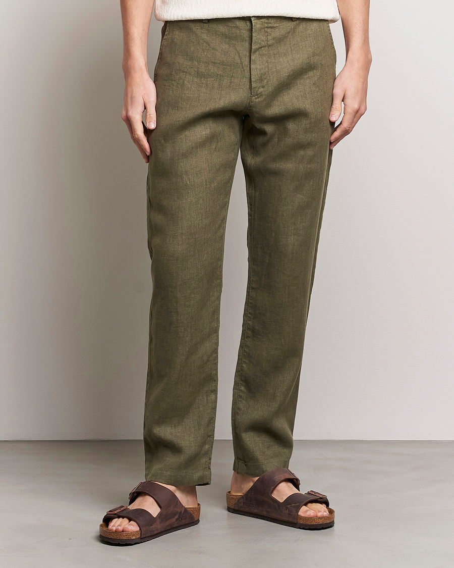Herren |  | NN07 | Karl Linen Trousers Army