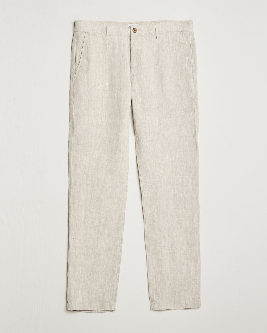 Herren | Hosen | NN07 | Karl Linen Trousers Oat