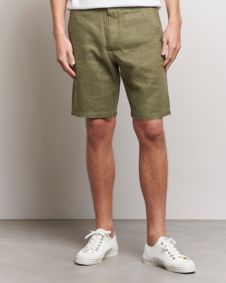 Herren |  | NN07 | Crown Linen Shorts Army