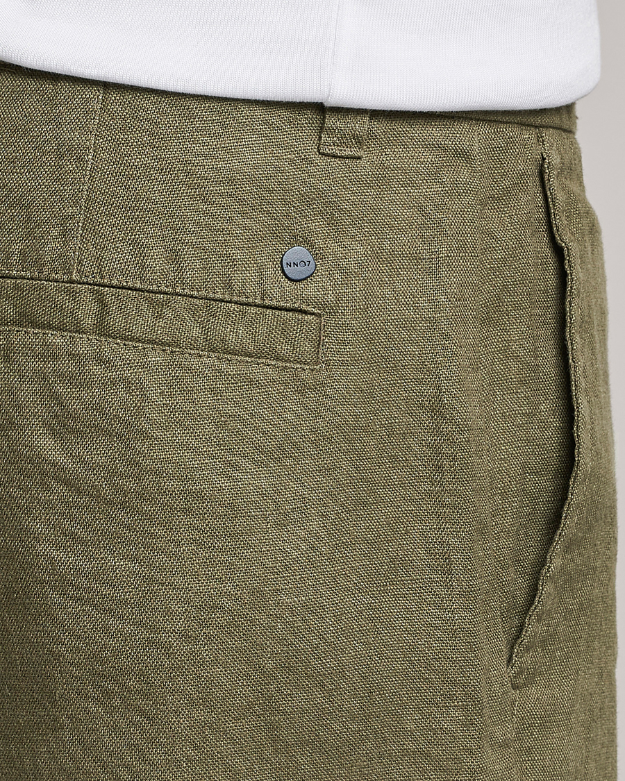 Herren | Shorts | NN07 | Crown Linen Shorts Army