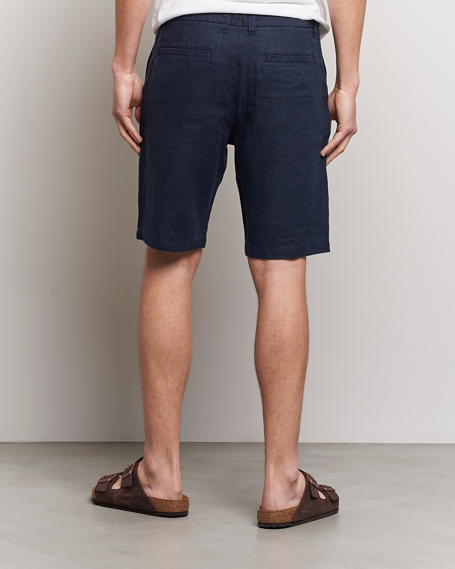 Herren | Shorts | NN07 | Crown Linen Shorts Navy