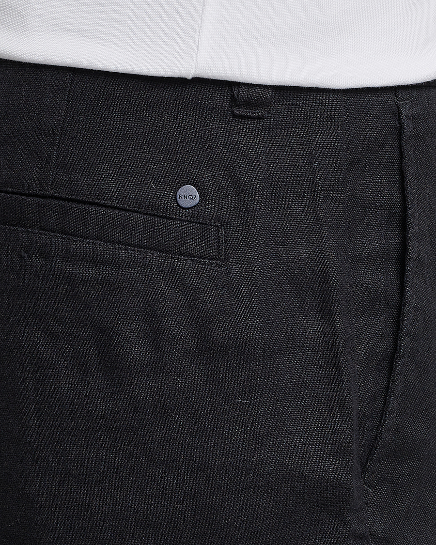 Herren | Shorts | NN07 | Crown Linen Shorts Black