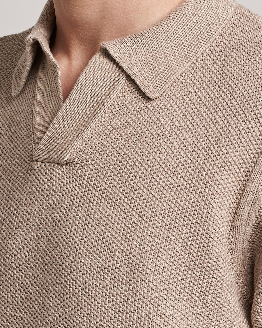 Herren | Poloshirts | NN07 | Ryan Organic Cotton Polo Greige