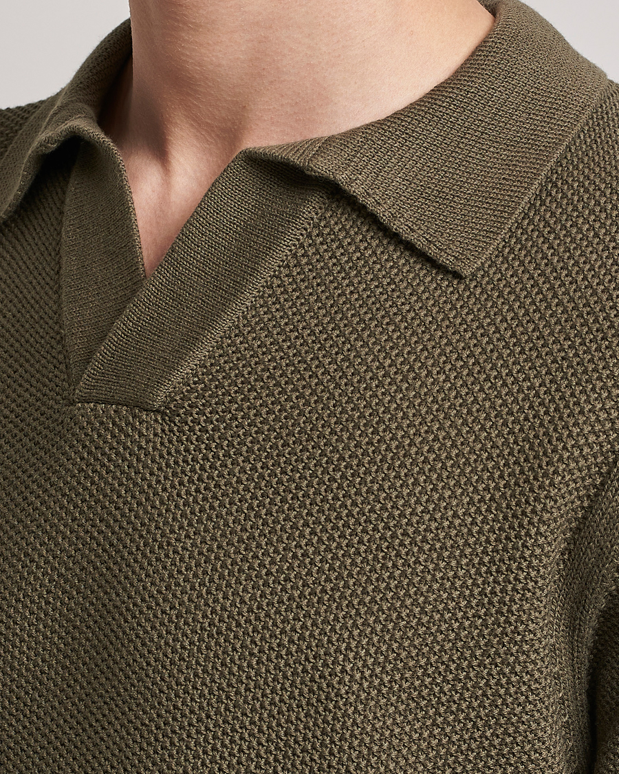 Herren | Poloshirts | NN07 | Ryan Organic Cotton Polo Army