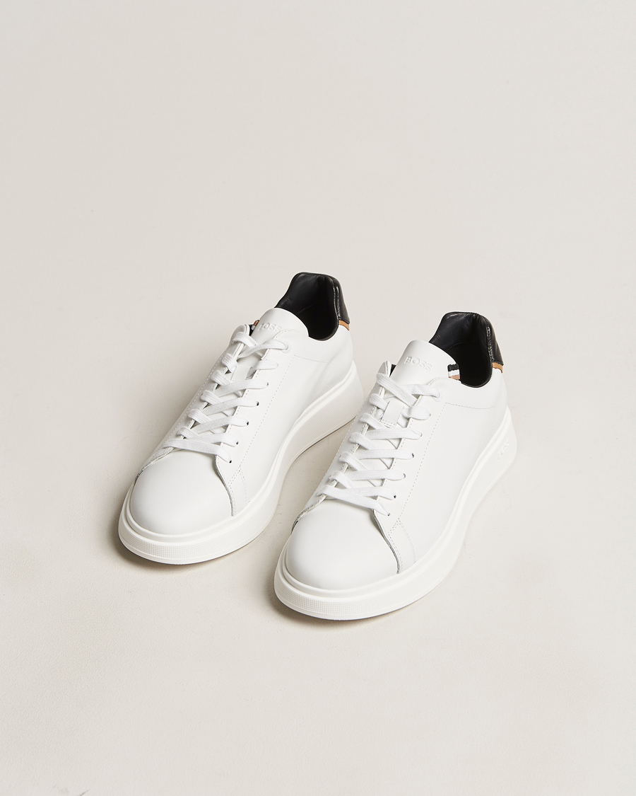 Herren |  | BOSS BLACK | Bulton Leather Sneaker Natural