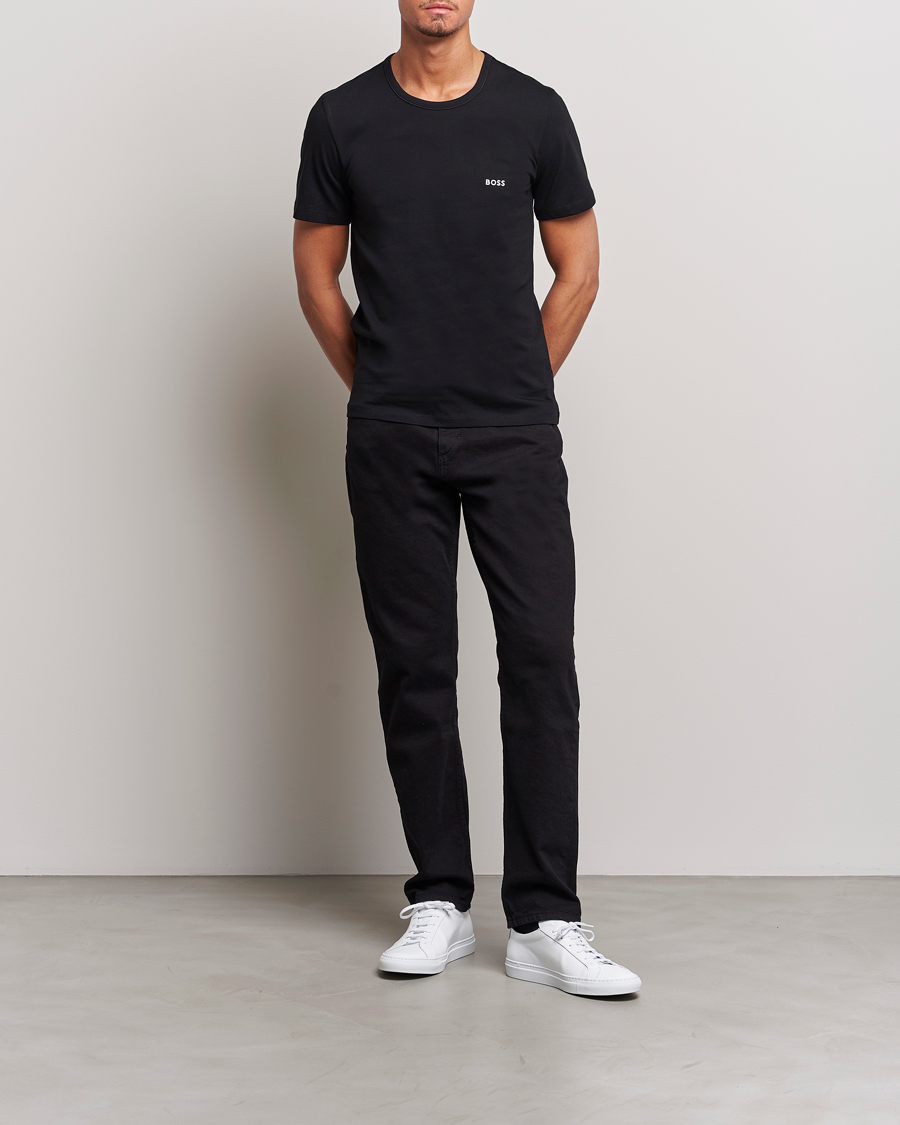 Herren | T-Shirts | BOSS BLACK | 3-Pack Crew Neck T-Shirt Navy/Blue/Black