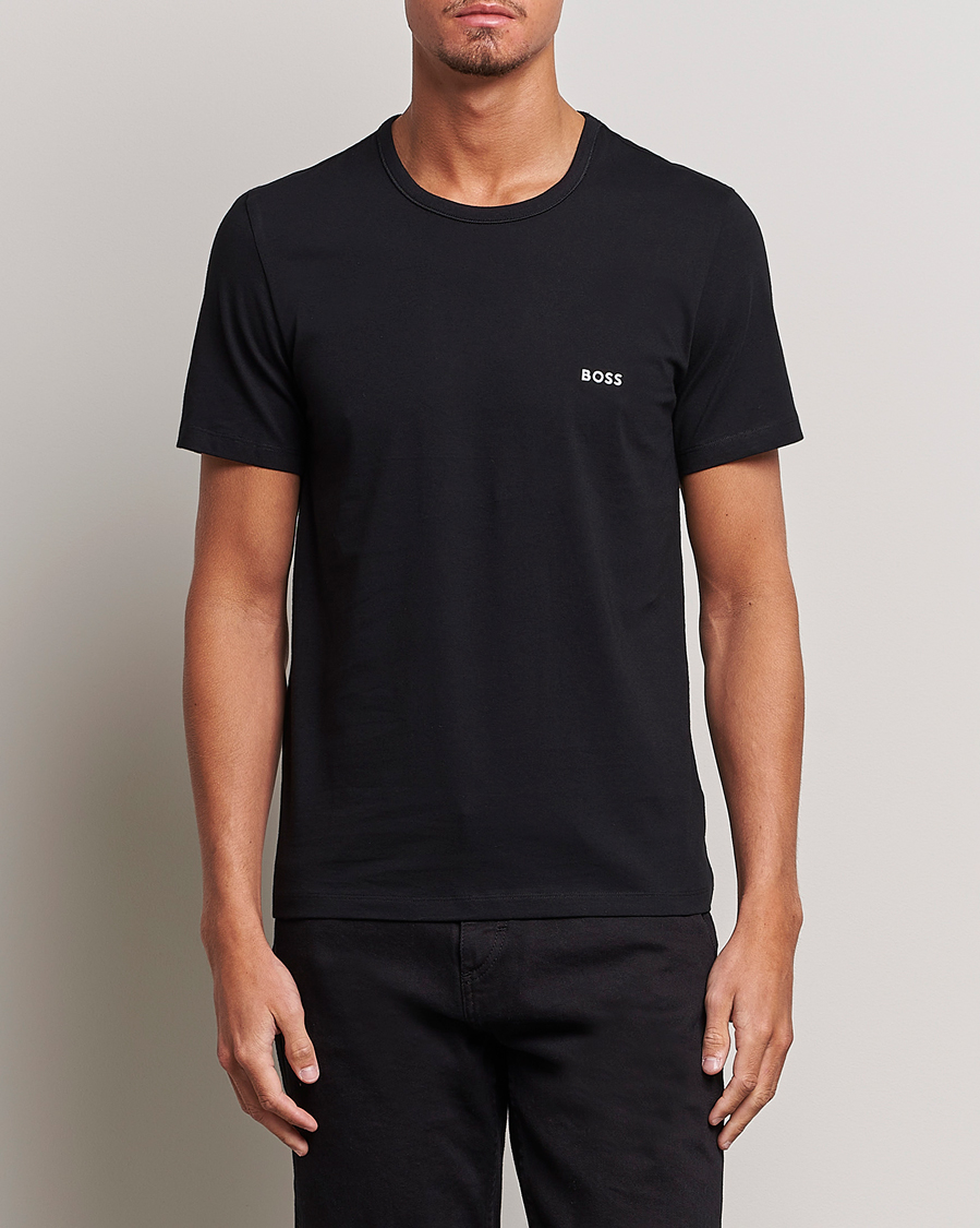 Herren | T-Shirts | BOSS BLACK | 3-Pack Crew Neck T-Shirt Navy/Blue/Black