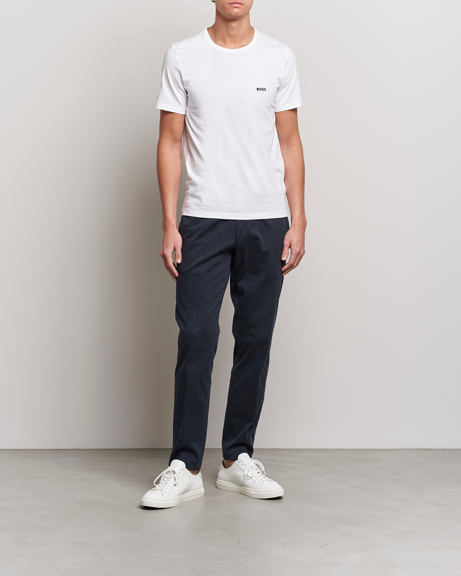 Herren | T-Shirts | BOSS BLACK | 3-Pack Crew Neck T-Shirt White/Navy/Black