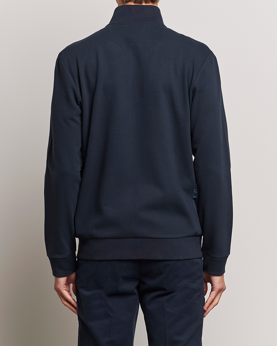 Herren | Pullover | BOSS BLACK | Shepherd Full Zip Sweater Dark Blue