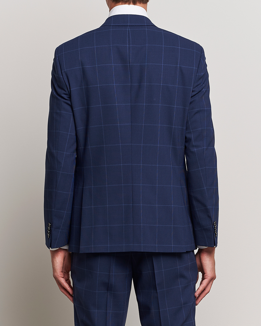 Herren | Sakkos | BOSS BLACK | Huge Checked Suit Blazer Dark Blue