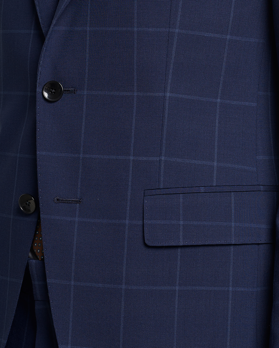 Herren | Sakkos | BOSS BLACK | Huge Checked Suit Blazer Dark Blue