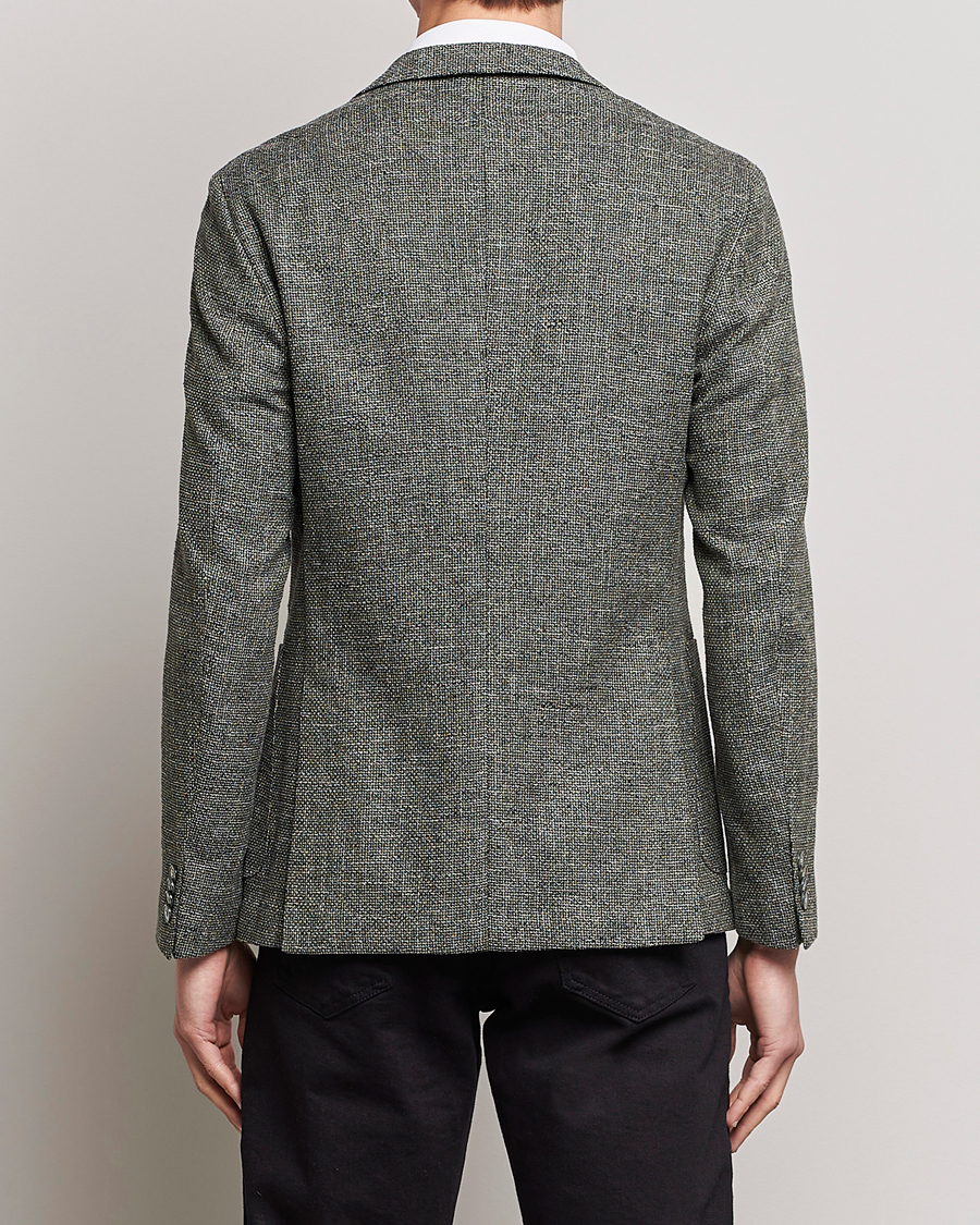 Herren | Sakkos | BOSS BLACK | Hanry Cotton Patch Pocket Blazer Open Green