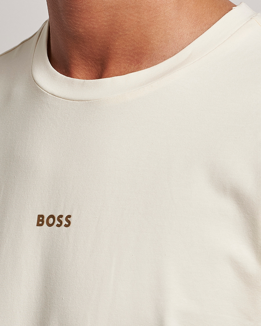 BOSS ORANGE Tchup Logo Crew Neck T-Shirt Light Beige bei Care of Carl