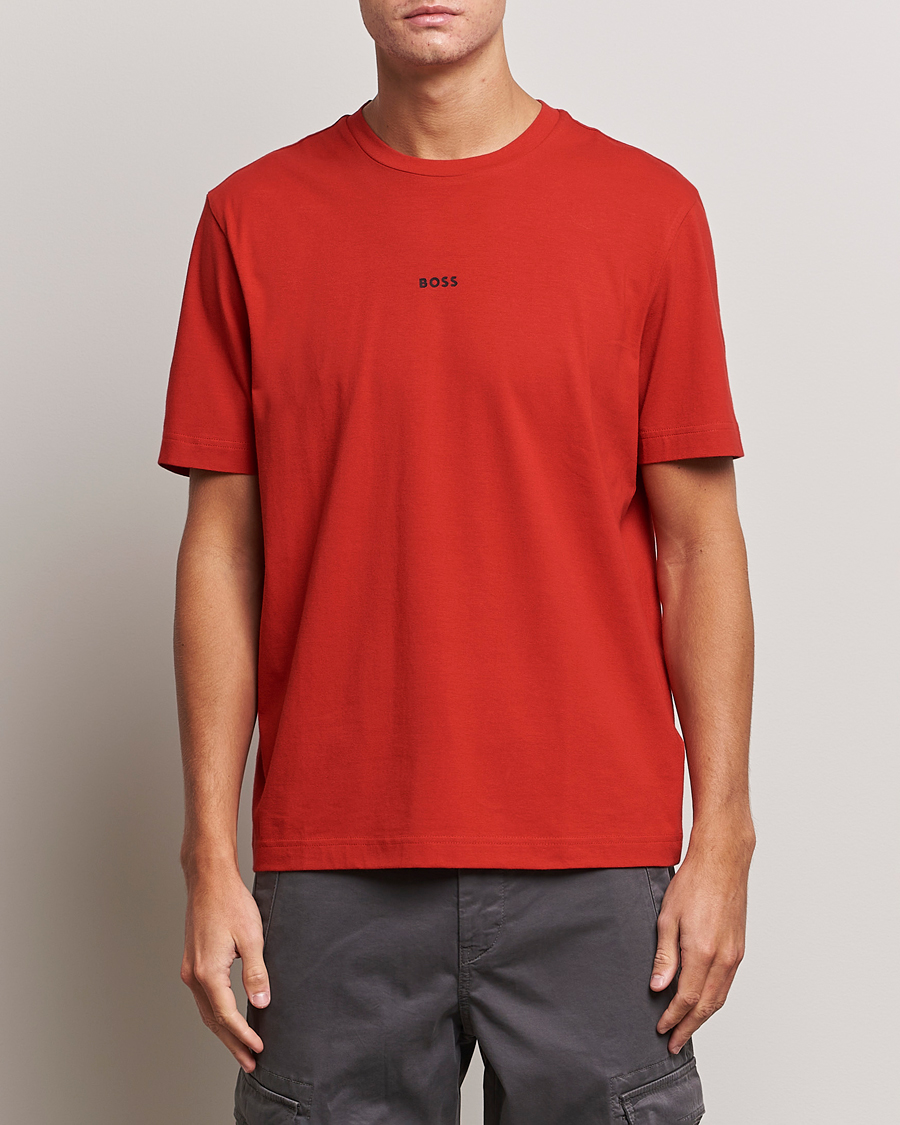 Herren |  | BOSS ORANGE | Tchup Logo Crew Neck T-Shirt Bright Red