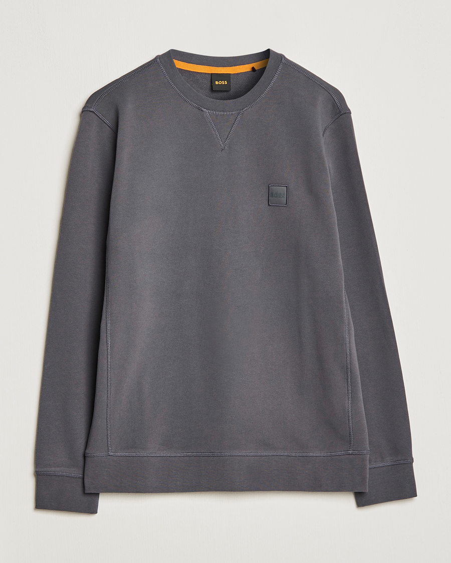 Herren | Graue Sweatshirts | BOSS ORANGE | Westart Logo Sweatshirt Dark Grey