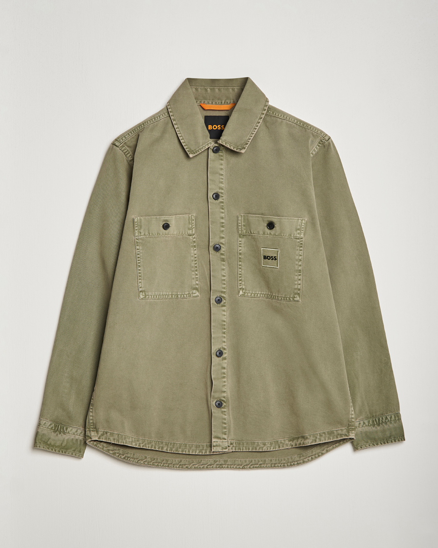 Herren | | BOSS ORANGE | Locky Pocket Overshirt Pastel Green