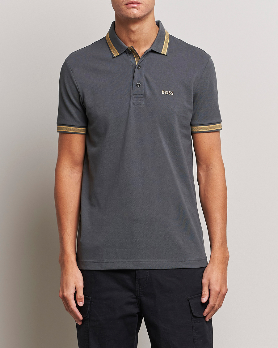 Herren | | BOSS GREEN | Paddy Piké Dark Grey