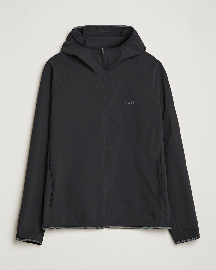 Herren | Jacken | BOSS GREEN | Cush Shell Hoodie Jacket Black