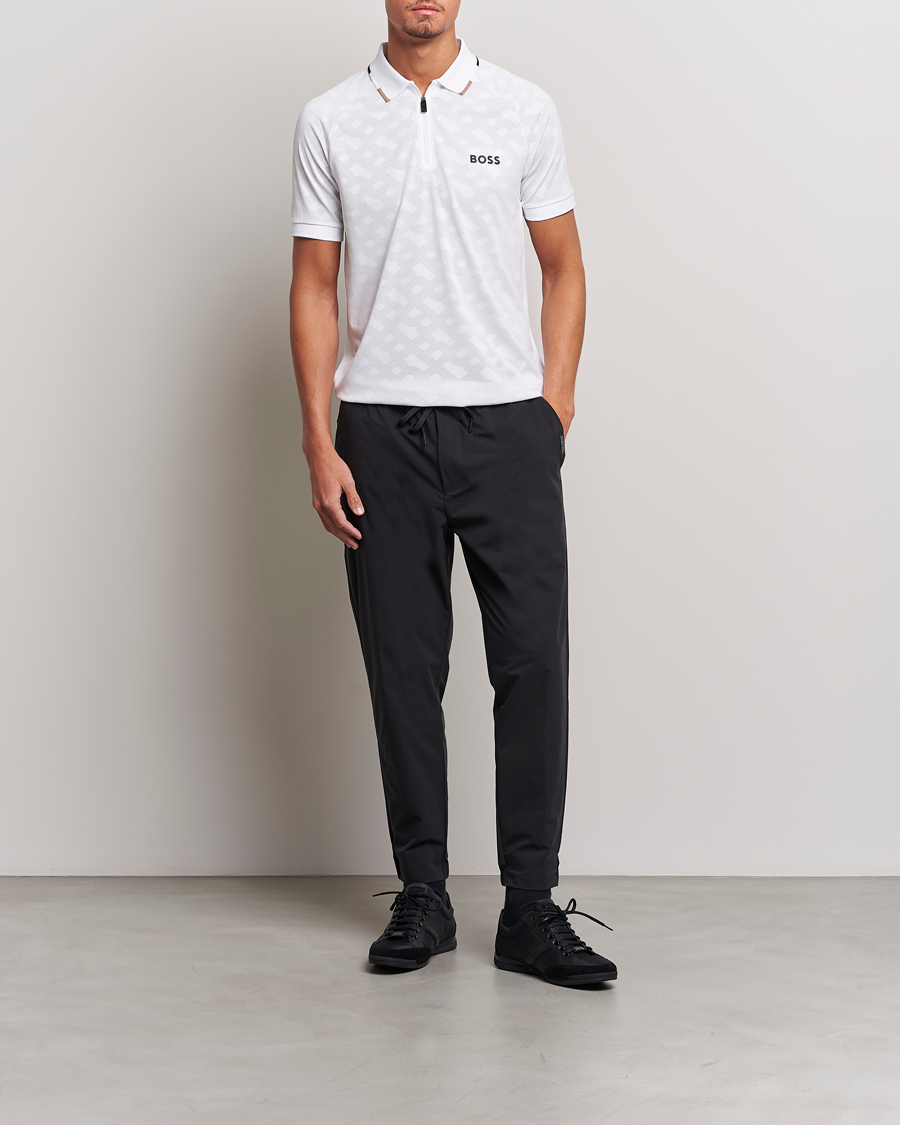 BOSS GREEN Philix MB Monogram Polo White bei Care of Carl
