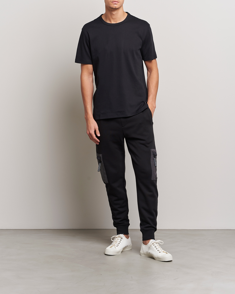 Herren | T-Shirts | HUGO | Dozy Crew Neck T-Shirt Black