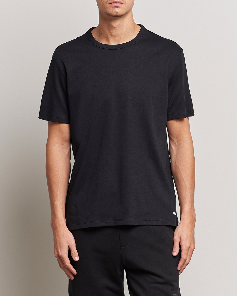 Herren | Schwartze t-shirts | HUGO | Dozy Crew Neck T-Shirt Black