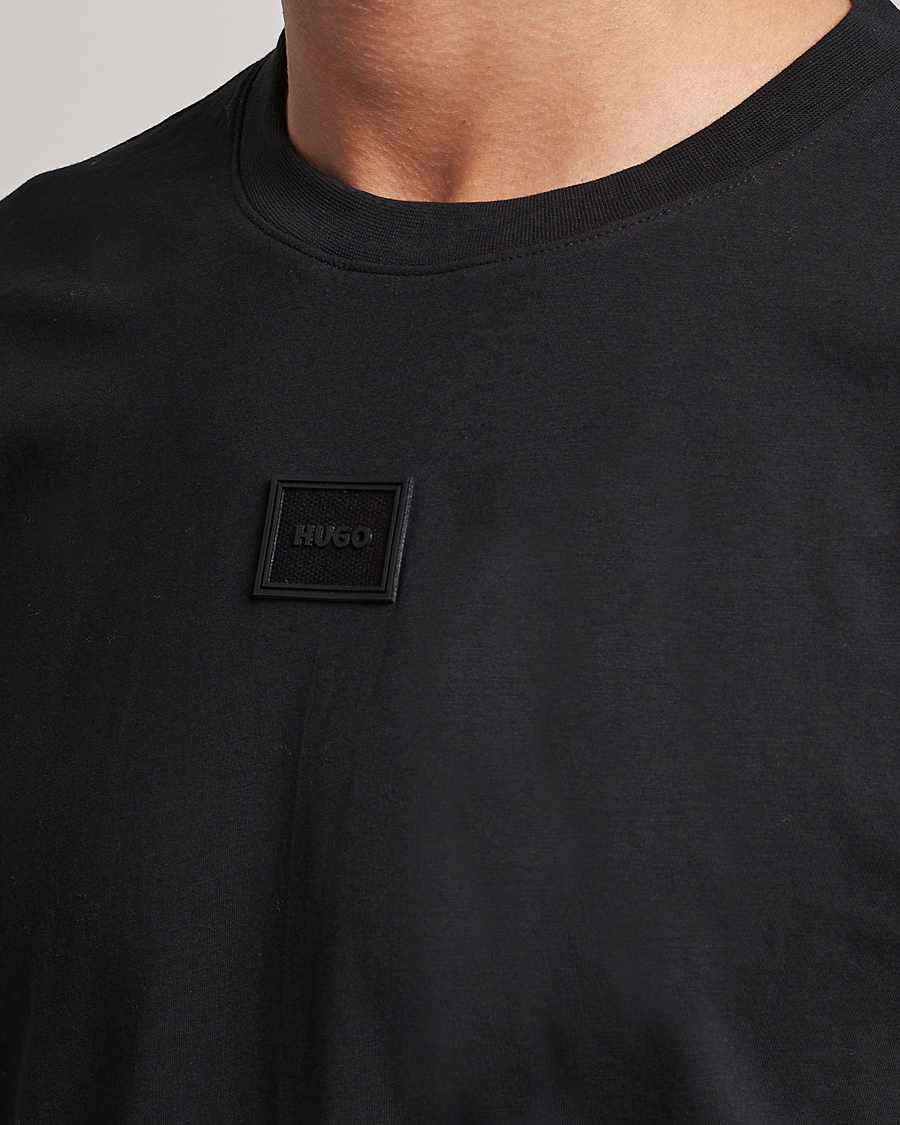 Herren | T-Shirts | HUGO | Diragolino Crew Neck T-Shirt Black