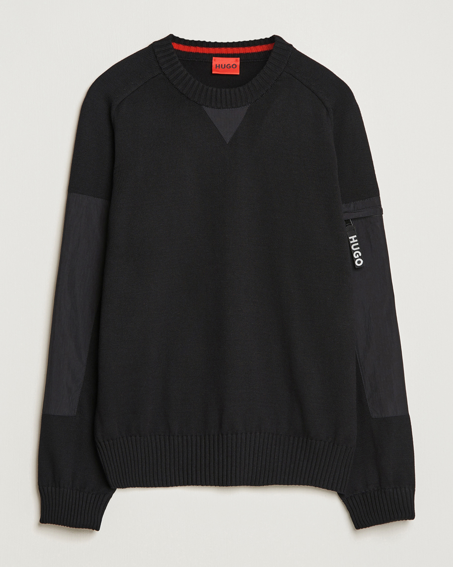 Herren | Pullover | HUGO | Sutil Knitted Sweater Black