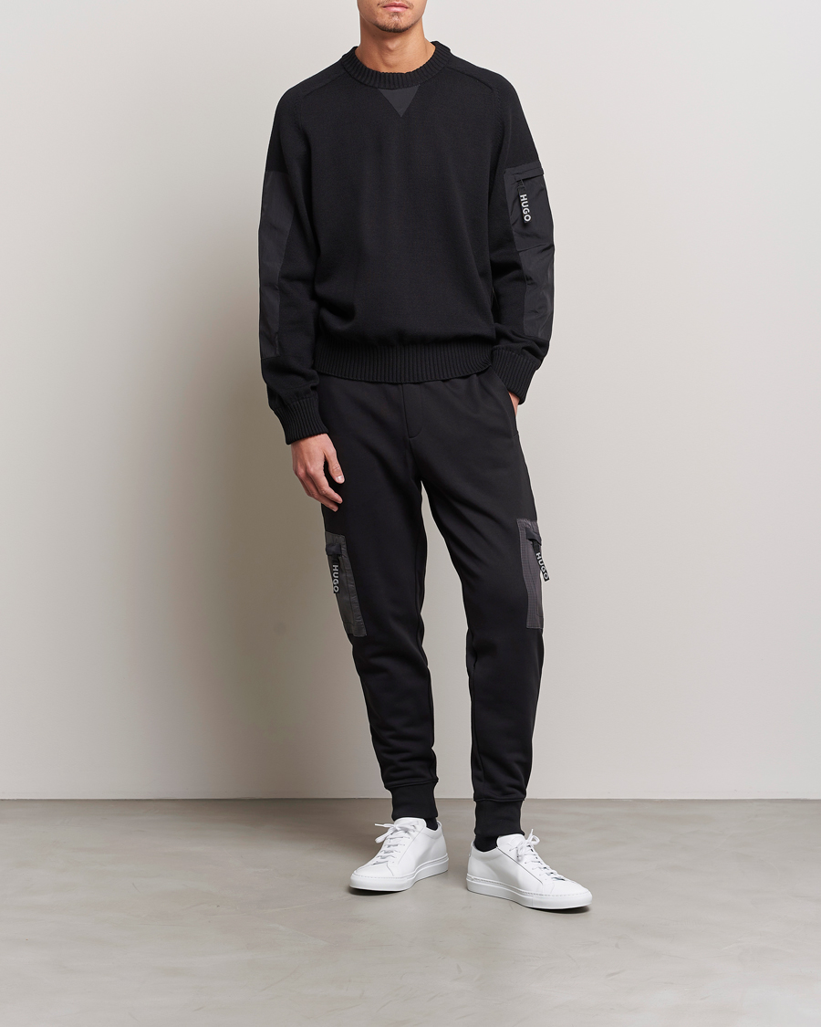 Herren | Pullover | HUGO | Sutil Knitted Sweater Black