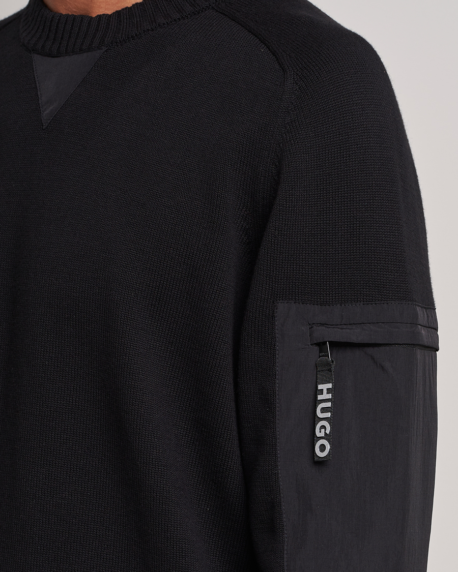 Herren | Pullover | HUGO | Sutil Knitted Sweater Black