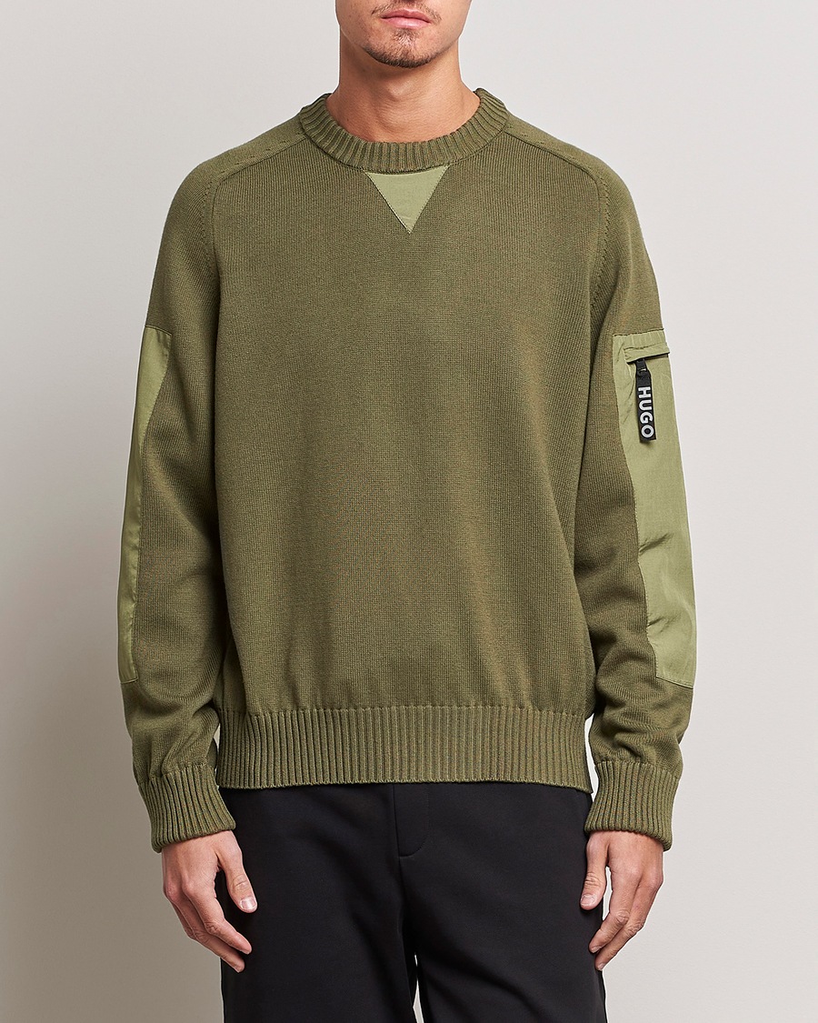 Herren |  | HUGO | Sutil Knitted Sweater Khaki