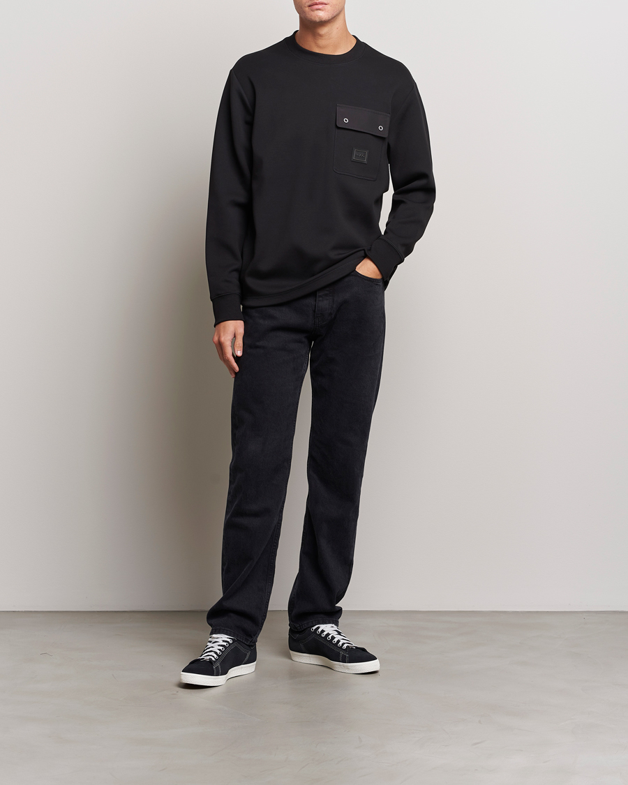 Hoodless sweatshirt shop with pockets