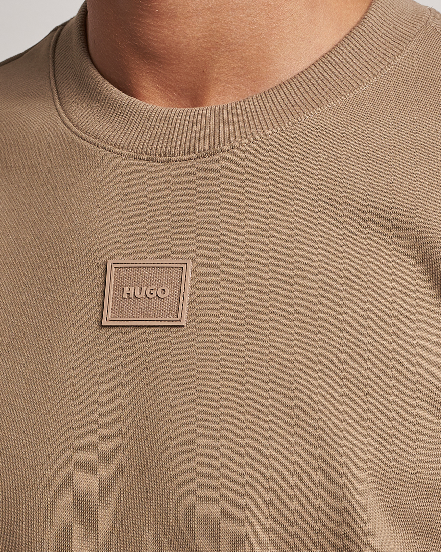 Herren | Pullover | HUGO | Diragol Crew Neck Sweatshirt Open Brown