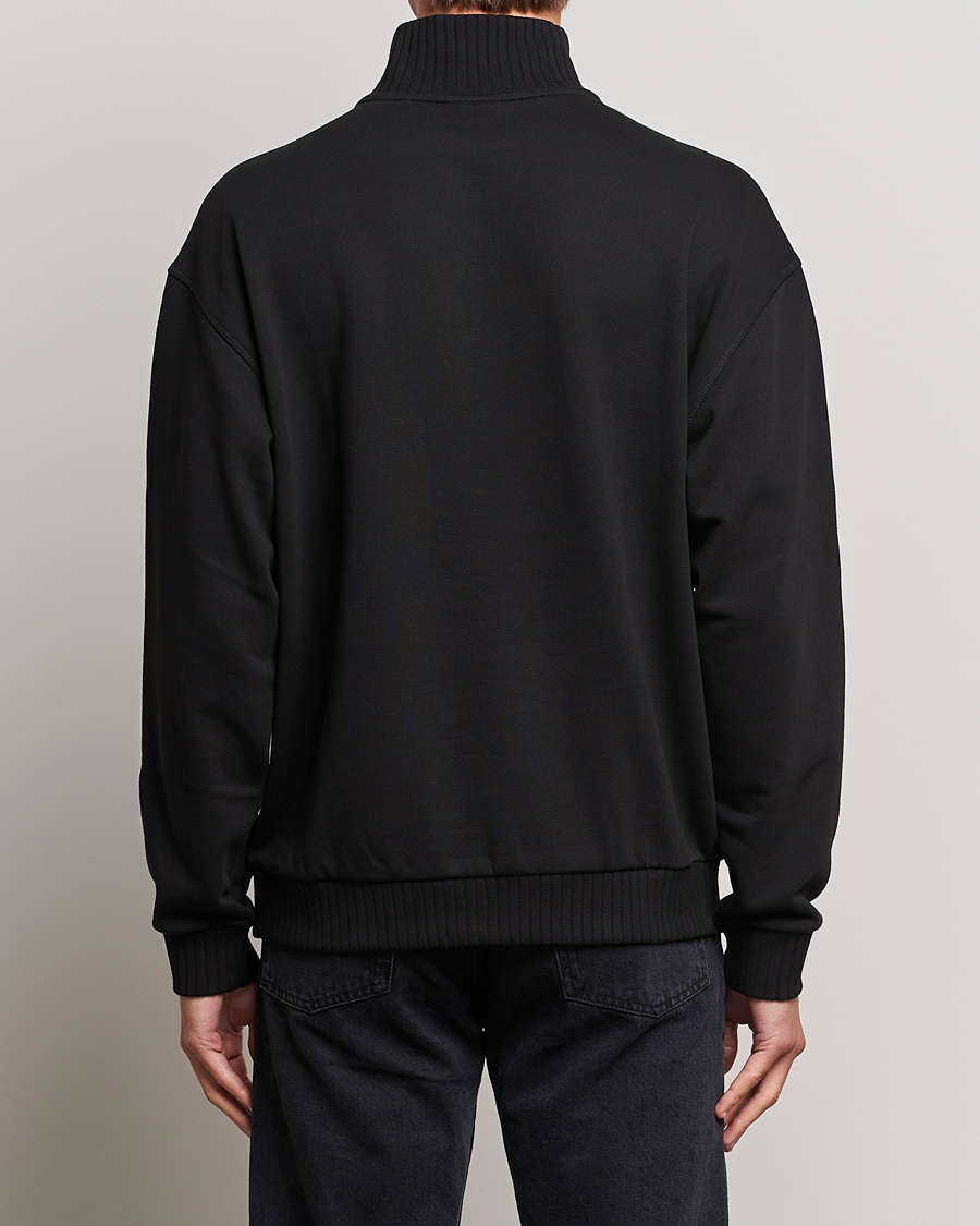 Herren | Pullover | HUGO | Dutzagata Logo Half Zip Sweater Black