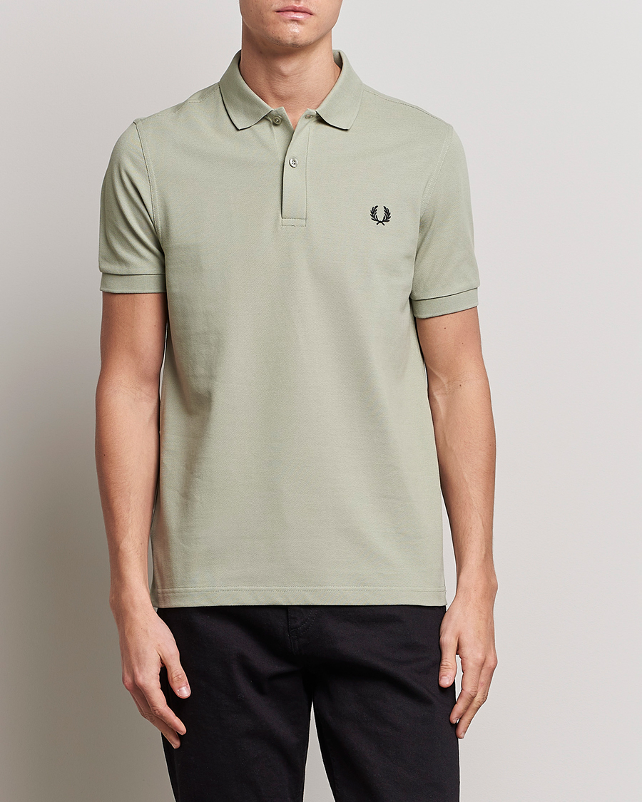 Herren |  | Fred Perry | Plain Polo Shirt Seagrass