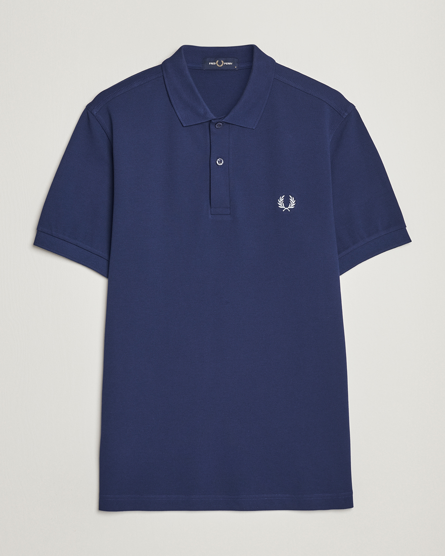 Herren | Poloshirt | Fred Perry | Plain Polo Shirt French Navy