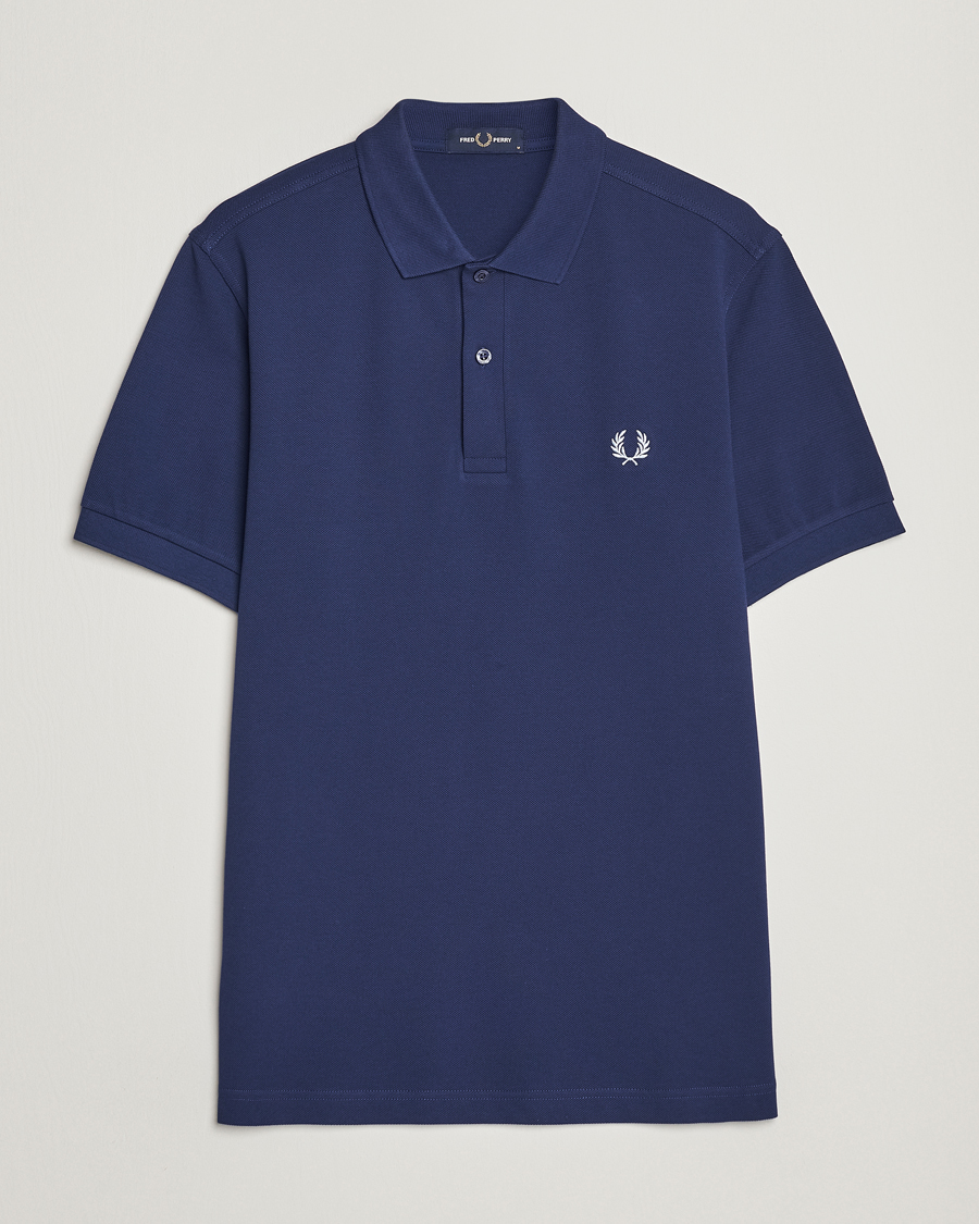 Herren | Poloshirts | Fred Perry | Plain Polo Shirt French Navy