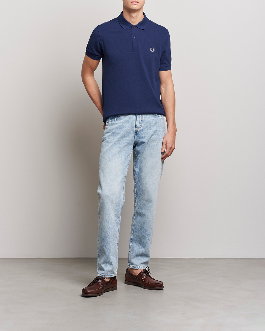 Herren | Poloshirts | Fred Perry | Plain Polo Shirt French Navy