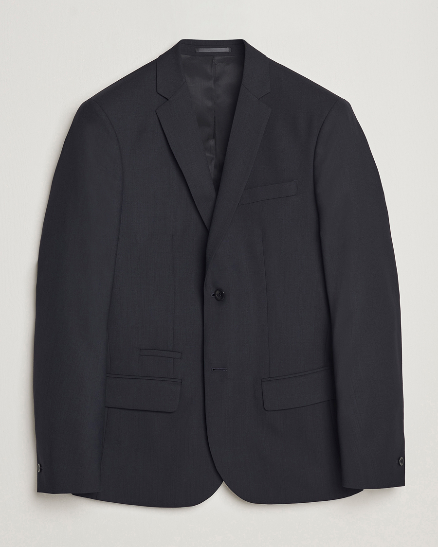 Herren | Kombi-Sakko | Filippa K | Rick Cool Wool Suit Jacket Dark Navy