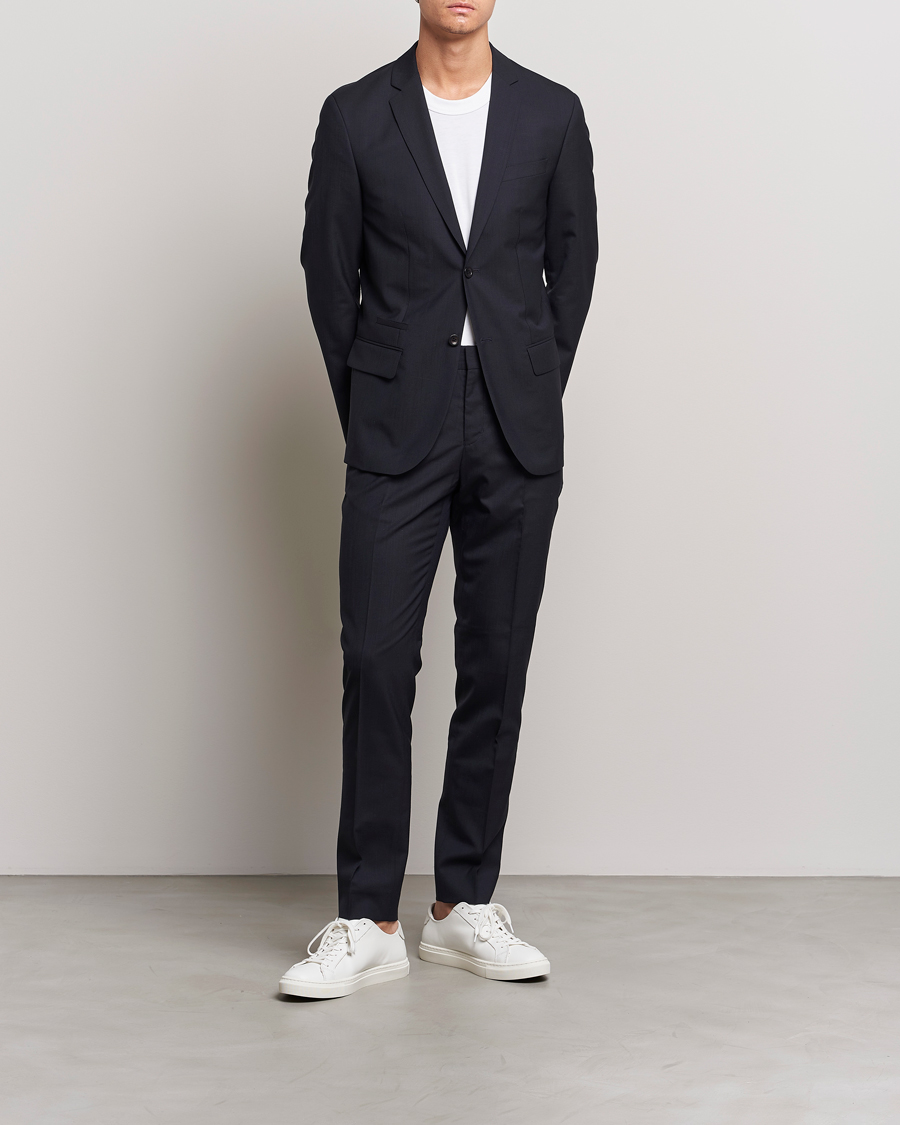 Herren | Sakkos | Filippa K | Rick Cool Wool Suit Jacket Dark Navy