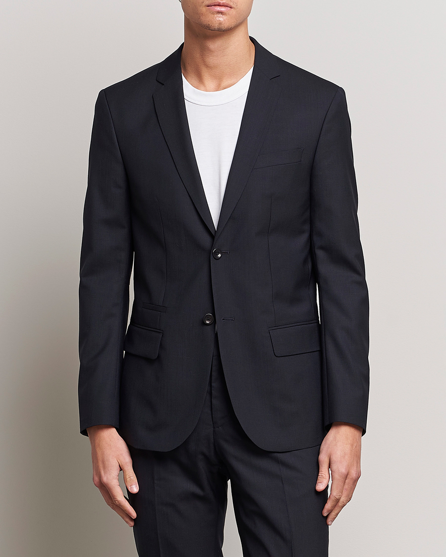 Herren |  | Filippa K | Rick Cool Wool Suit Jacket Dark Navy