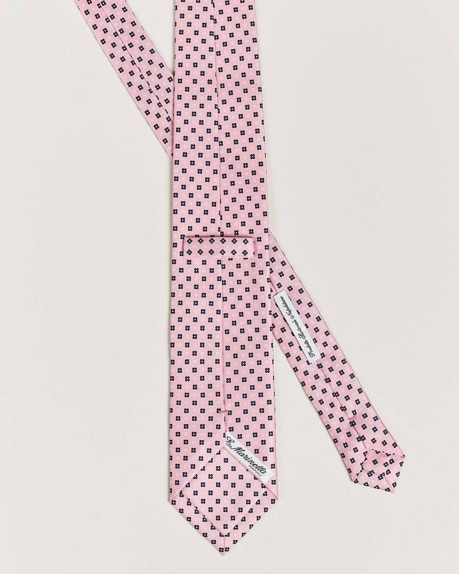 Herren | Krawatten | E. Marinella | 3-Fold Printed Silk Tie Pink