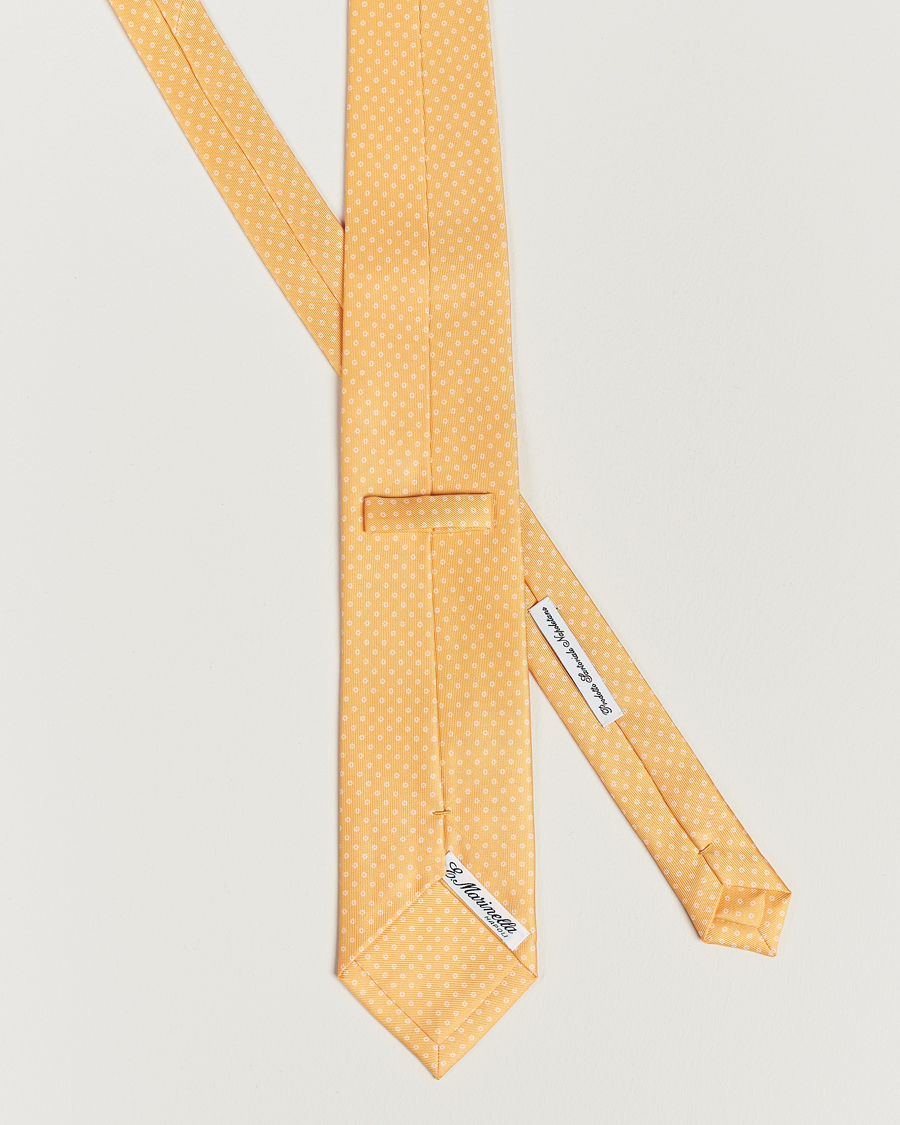 Herren | Krawatten | E. Marinella | 3-Fold Printed Silk Tie Yellow