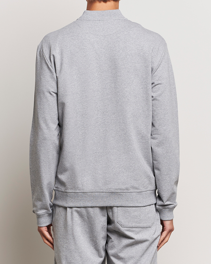 Herren | Pullover | Bread & Boxers | Loungewear Full Zip Sweater Grey Melange