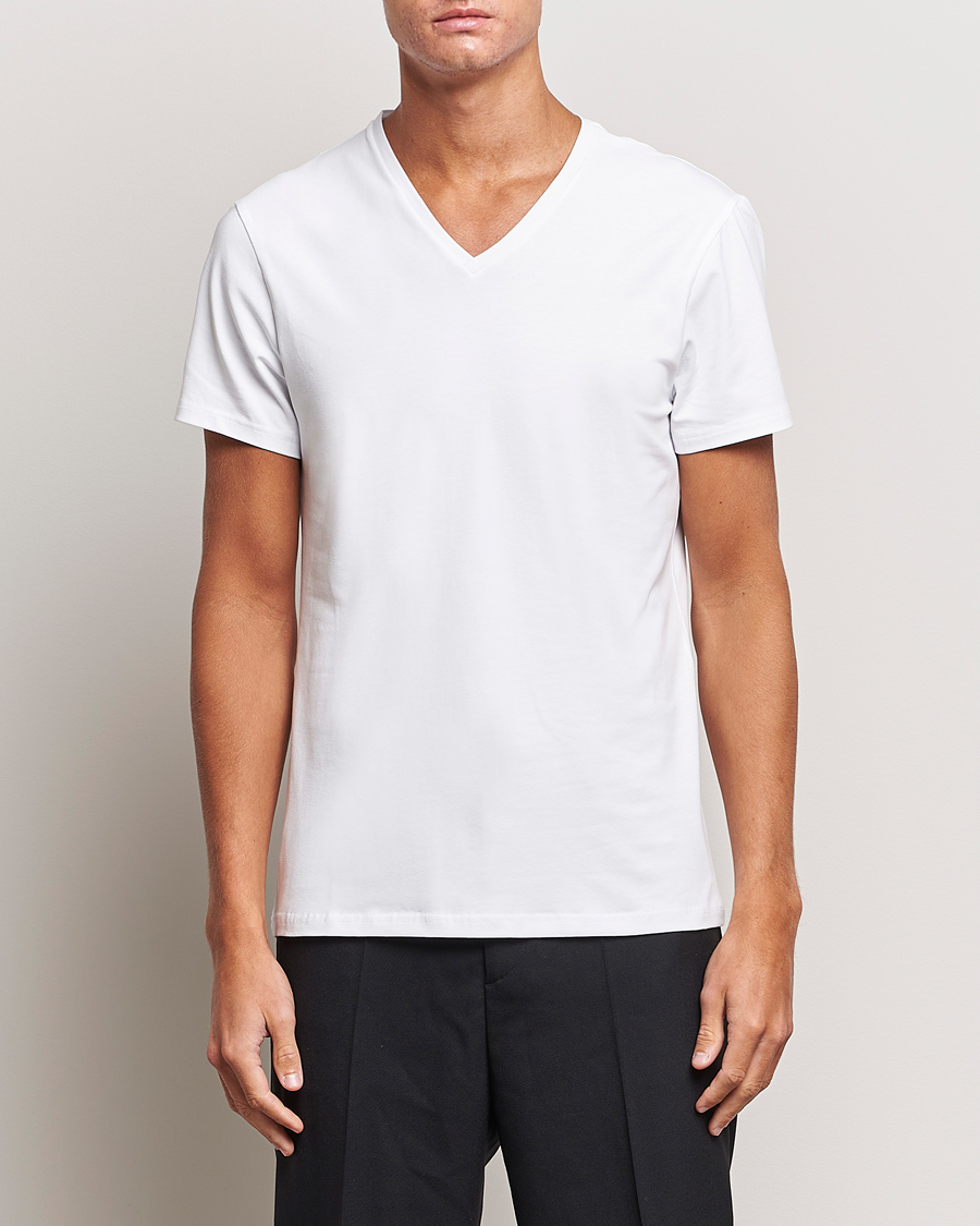 Herr |  | Bread & Boxers | 2-Pack V-Neck T-Shirt White