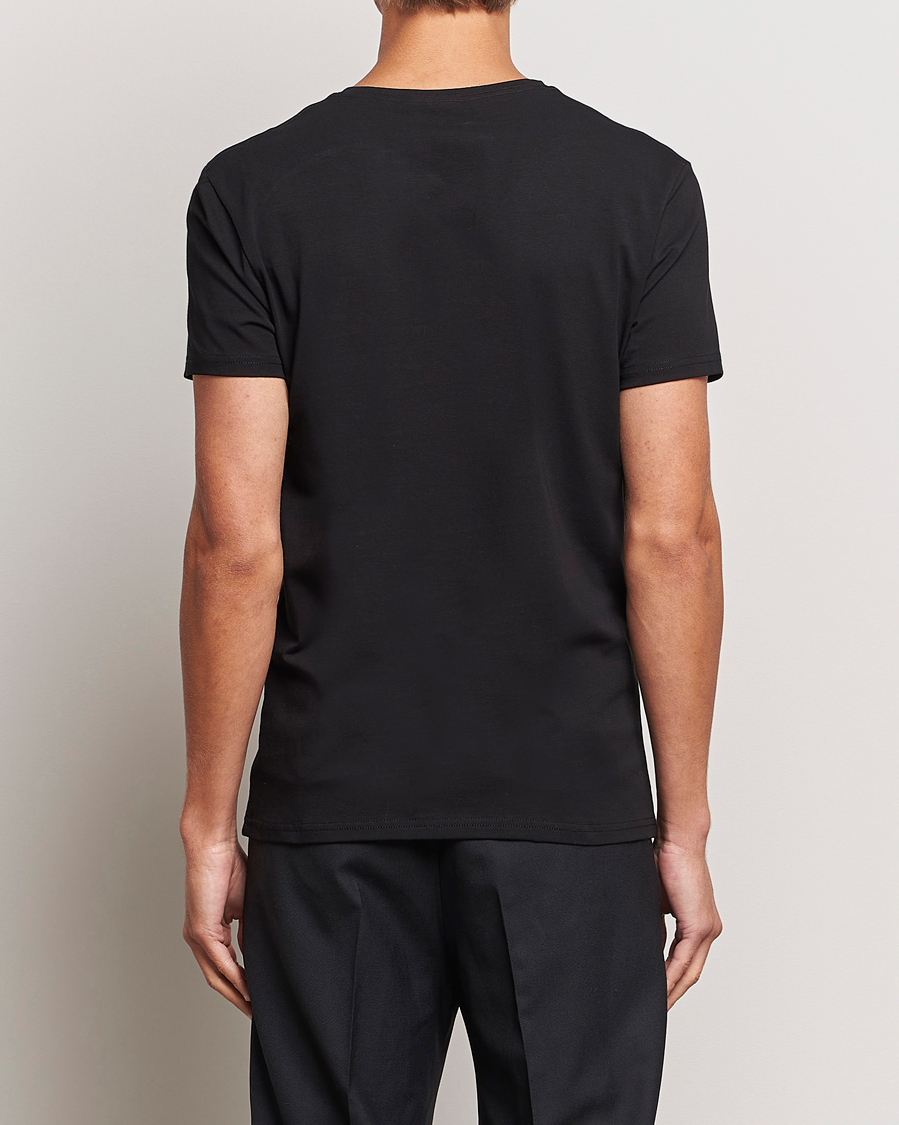 Herren | T-Shirts | Bread & Boxers | 2-Pack V-Neck T-Shirt Black