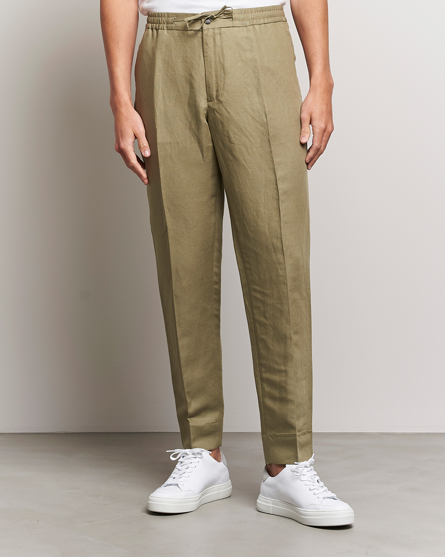 Herren |  | J.Lindeberg | Baron Tencel/Linen Trousers Aloe