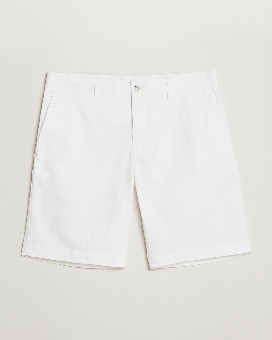 Herren | Shorts | J.Lindeberg | Nathan Super Satin Shorts White