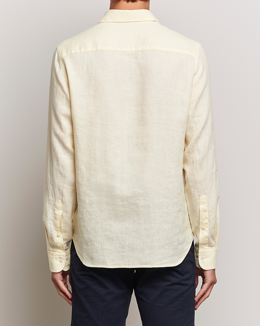 Herren | Hemden | J.Lindeberg | Clean Linen Slim Shirt Pear Sorbet